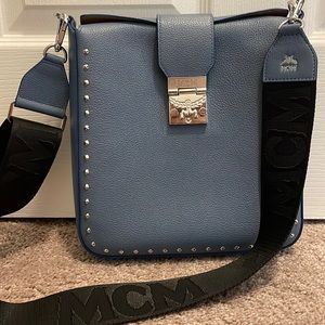 MCM blue crossbody bag